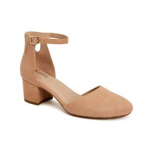GIANI BERNINI Womens Beige Teardrop Izzee Block Heel Leather Heeled Sandal 10 M